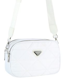Fashion Nylon Satchel Bag GLV-0107 WHITE